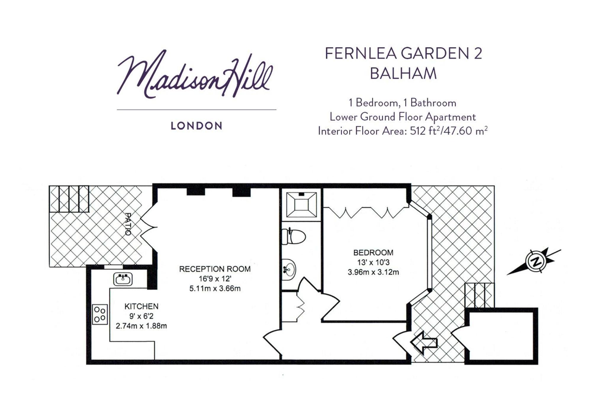 Madison Hill - Fernlea Garden 2 - One Bedroom Home Apartamento